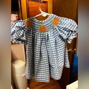 Halloween/Fall Smocked Outfit